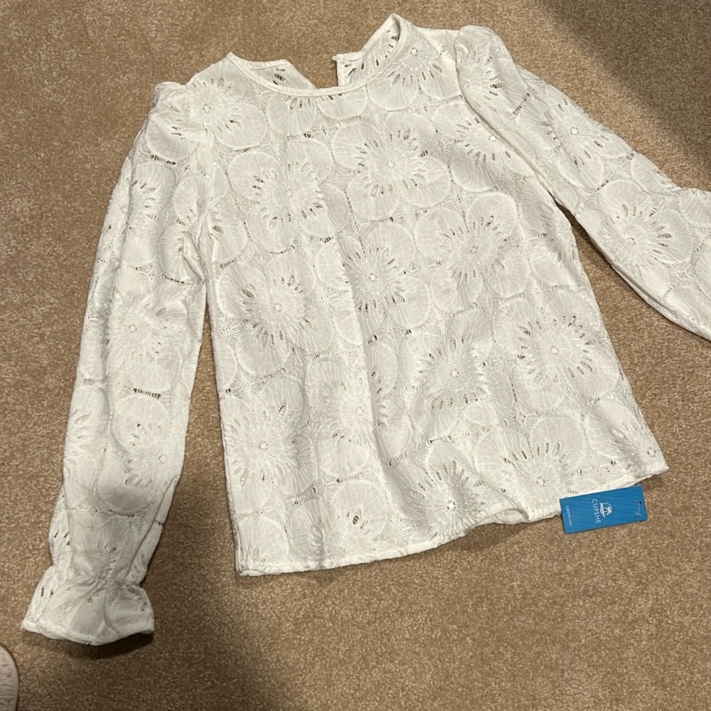 White lace CUPSHE blouse